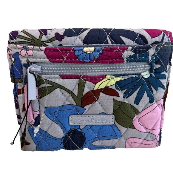 Vera Bradley RFID PROTECTED Mini Tri-Fold Wallet Bengal Lily NWT - Picture 3 of 9